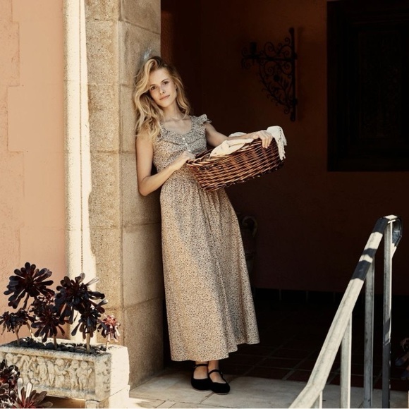 ISO DÔEN Mandarin Dress in Sienna or Navy Champignon | Small or Medium - Picture 1 of 2